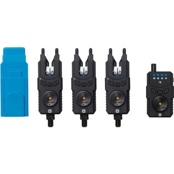 Prologic Sada Signalizátorov LTD Custom SMX MKII Bite Alarm W Covers Set 3 + 1 Blue
