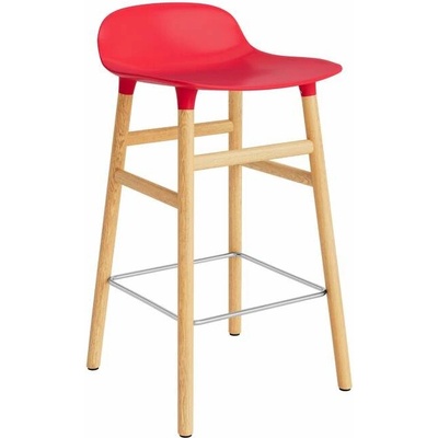 Normann Copenhagen Form 65 cm bright red / oak