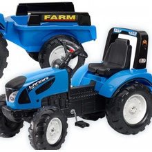 Falk Šlapací traktor Landini s vlečkou 3010