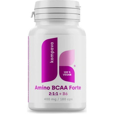 KOMPAVA Amino BCAA forte 2:1:1 400 180 kapslí