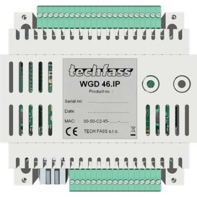TECHFASS MWGD 46.IP - Řídící modul pro 2 dveře,2 wiegand vstupy a ethernetem