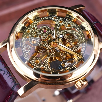 Winner Мъжки часовник ja-2620 - Бордо / Злато kp2620 (ja-2620)