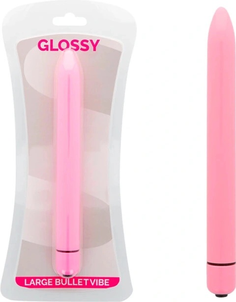 GLOSSY Slim vibrátor 16,5 cm