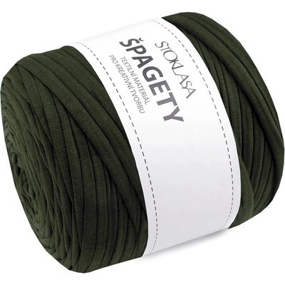 Prima-obchod Špagety / příze 550 g, barva 15 zelená khaki různé odstíny