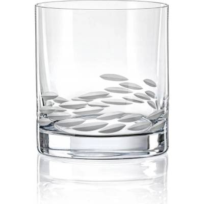 Crystalex sklenice na whisky Barline matný brus 4 x 280 ml