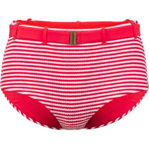 Seafolly Дамско бикини долнище Seafolly Clubhouse Belted Hollywood Hipster Bikini bottom - Flame - размер 36 (EU) (150-6621-0113)