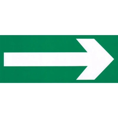 Symbol - směr úniku 210x87mm - samolepka