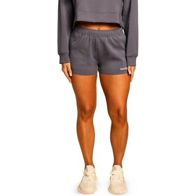 GymBeam dámské šortky Women‘s Grace Sweatshorts Granite