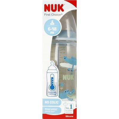NUK lahev s indikátorem teploty First Choice 300 ml
