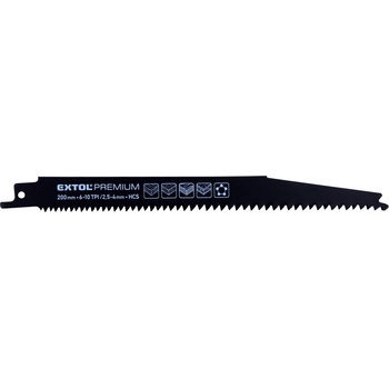 EXTOL PREMIUM plátky do pily ocasky 3ks 200x19x1,25mm HCS