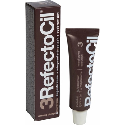 Refectocil Eyelash And Eyebrow 3 Natural Brown 15 ml – Hledejceny.cz