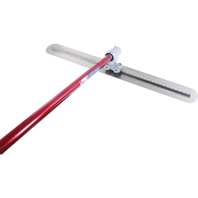 Diatek AMF,Stahovací a hladící lať z pružné oceli o šířce 127 mm - bez kartáče A0018 NA VÝBĚR/VARIANTY: Magneziové hladítko ,bez kártáče , délka 610 x 127 mm