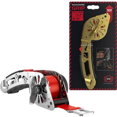 Quickloader Grip 25 kg – ergonomický prenášací popruh s rukoväťou 2,5 m 25 mm