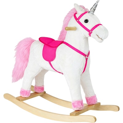 Lean Toys hojdací koník so zvukmi jednorožec