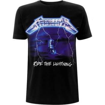 Metallica tričko Ride The Lightning Tracks čierne