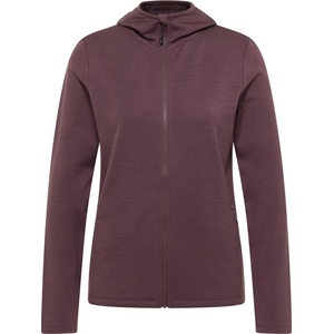 Heber Peak Дамско вълнено яке Heber Peak Women's Merino210 EvergreenHe. Zip Hoody Zip-up hoodie - Dark Berry - размер 3XL (105-6904-0718)