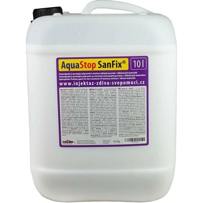 TRUMF sanace s.r.o. AquaStop SanFix® hydrofobní ochranný nátěr zpevňuje povrchy