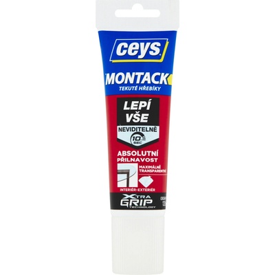 Ceys Montack lepidlo na všetko neviditeľne, montážne lepidlo, 135 g