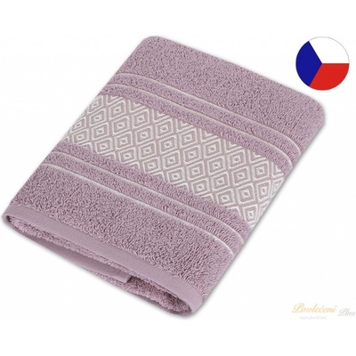 Brotex Froté osuška Mozaika 550g starorůžová 70 x 140 cm