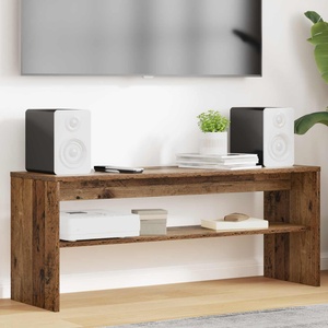 vidaXL ТВ шкаф 100 x 30 x 40 см Старо дърво Инженерна дървесина (8000338)