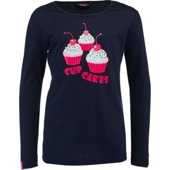 Lewro POPPY Dívčí triko tmavě modrá