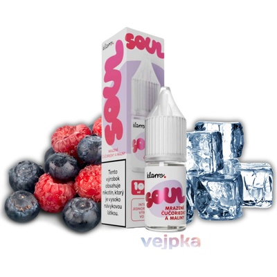 Klarro Soul Salts Mrazené Čučoriedky a Maliny 10 ml 20 mg