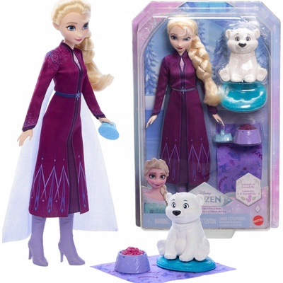 Mattel Ledové království Elsa s ledním medvědem