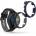 kwmobile 2x Калъф за Garmin Forerunner 965 - син