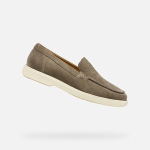 Geox Сиви мъжки мокасини Geox Spherica EC17 Geox | Siv | МЪЖЕ | 44