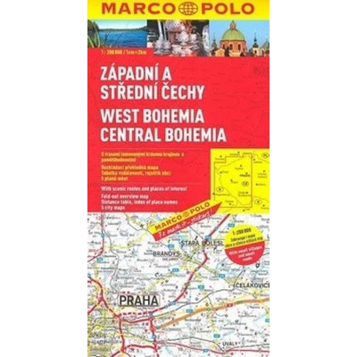 ČR 1 Západní a střední Čechy 1:200 000