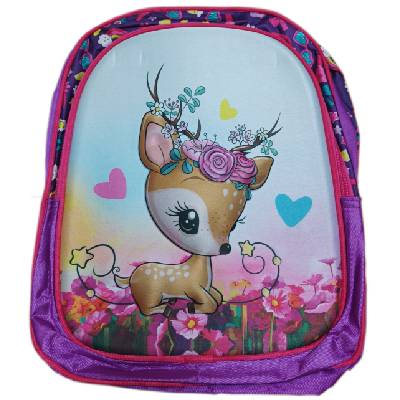 3d Ученическа раница с едно отделение и картинка Сърничка