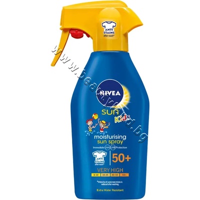 Nivea Спрей Nivea Sun Kids Moisturising Spray SPF 50+, p/n NI-85626 - Детски цветен слънцезащитен спрей с помпа (NI-85626)