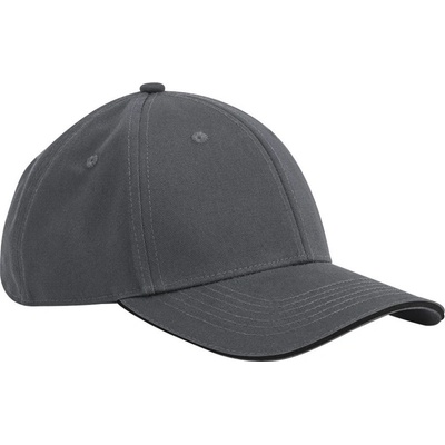 Beechfield B 820C EarthAware 6 panelová COT53820Ct7299-graphite gr Šedá grafitová/černá