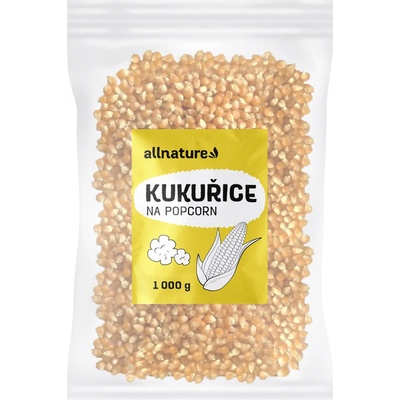 Allnature Kukuřice na popcorn 1 kg – Zboží Dáma