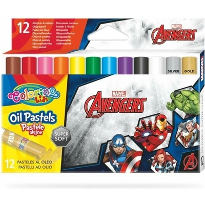 Colorino Marvel Avengers olejové pastely 12 ks