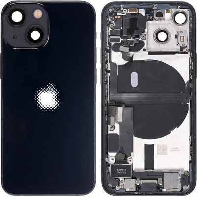 Kryt Apple iPhone 13 Mini Zadní Housing s Malými Díly Midnight