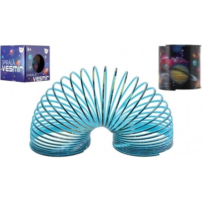Teddies Špirála pružina vesmír plast priemer 6 5 cm