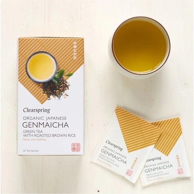Clearspring Čaj Genmaicha BIO porcovaný 20 x 1,8 g