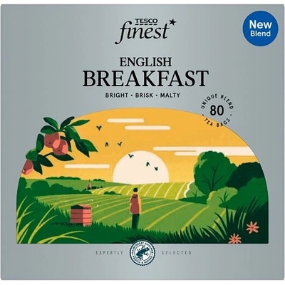 Tesco Finest Směs černých čajů porcované 80 ks 250 g