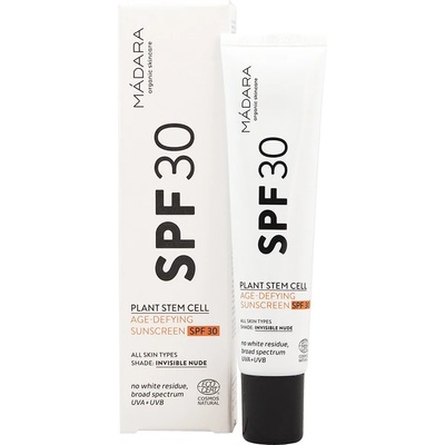 MÁDARA Cosmetics Слънцезащитен крем за лице Age-Defying, SPF 30, 40 ml