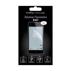 Sentio Screen Protector for iPhone 4/4S (4 in 1)