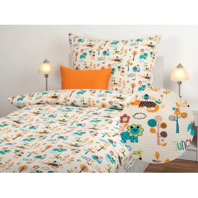 JAN peří povlečení renforce dinosauři Polštář 30 x 100 cm