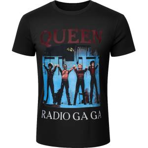 Plastic head мъжка тениска queen - radio gaga - черна - plastic head - ph13776