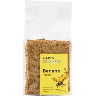 Kari's Crackers Kari's Rýžovo-banánové krekry bio BIO VEGAN 170 g