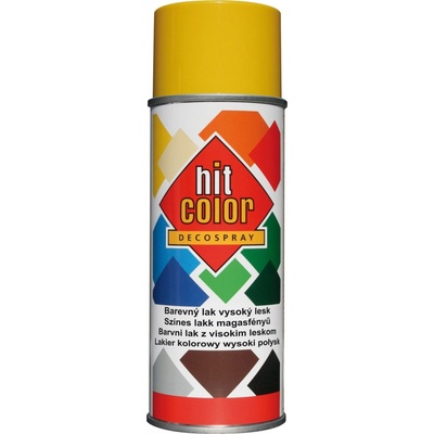 hitcolor Barva lesklá 400 ml hořčičná