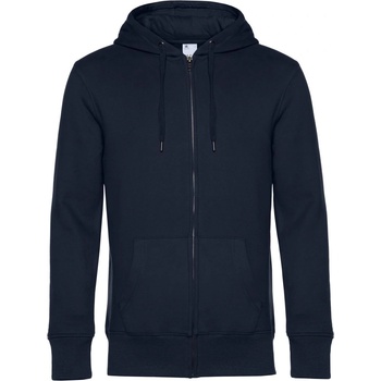 B&C Collection B&C KING ZIPPED HOOD / Мъжки суичър с цип - тъмносин L (01U03Ku3403)