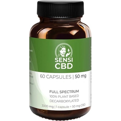 Sensi Seeds CBD olej kapsle 50 mg 60 ks