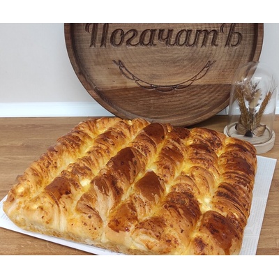 ПогачатЪ Домашен усукан тутманик с яйца и сирене (УТ-01)