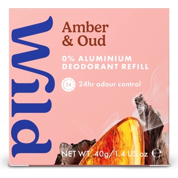 WILD Amber & Oud Deostick, 40 g Refill, унисекс