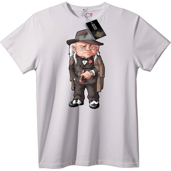 NOONEBRAND Тениска с Мафиотски Карикатурен Бос - L, Black